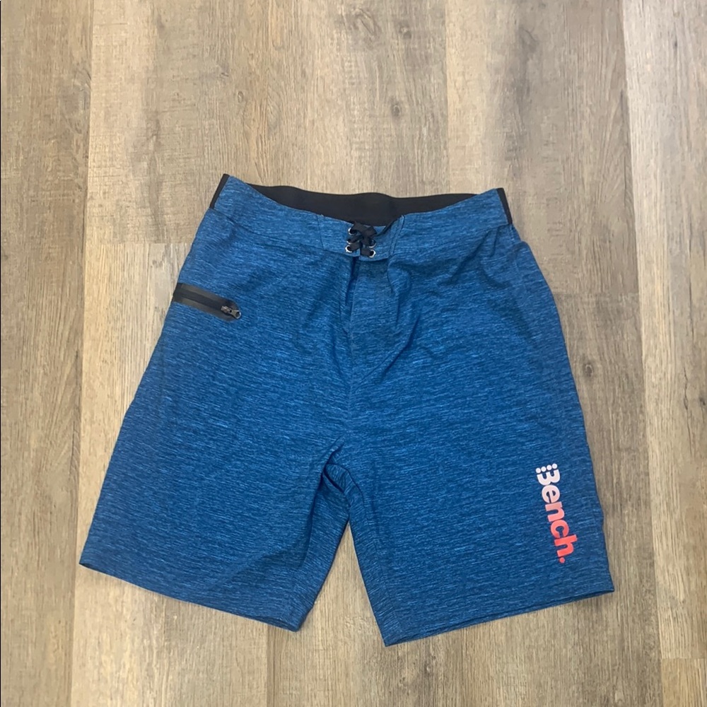 Bench Navy Sports Shorts with Logo
